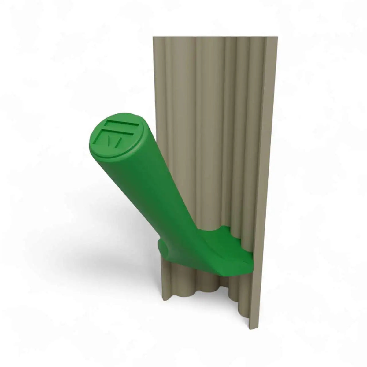 Meoded Fluted Green Inside Corner
