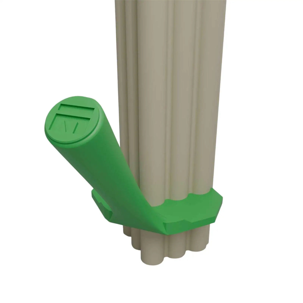Meoded Fluted Green Outside Corner